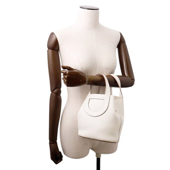 HERMES In the loop Size PM Taurillon Clemence/Swift Leather Grease pail - Picture 3 of 13